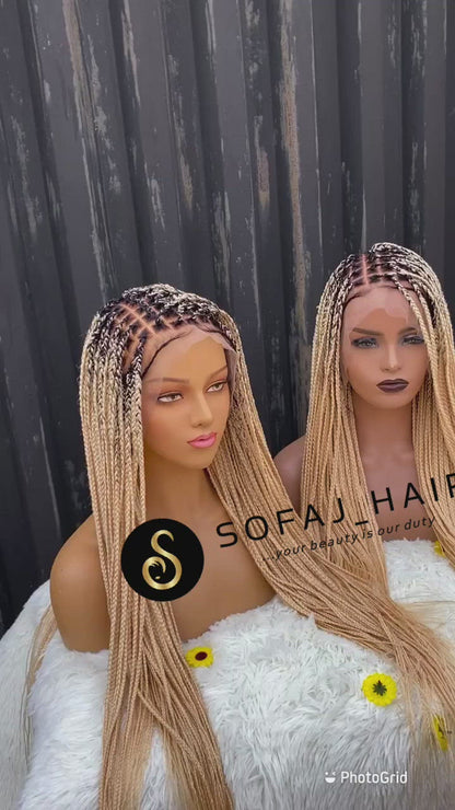 Wig Tiara (small frontal knotless braids)