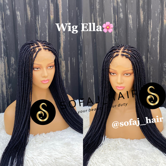Wig Ella (closure box braids wig)