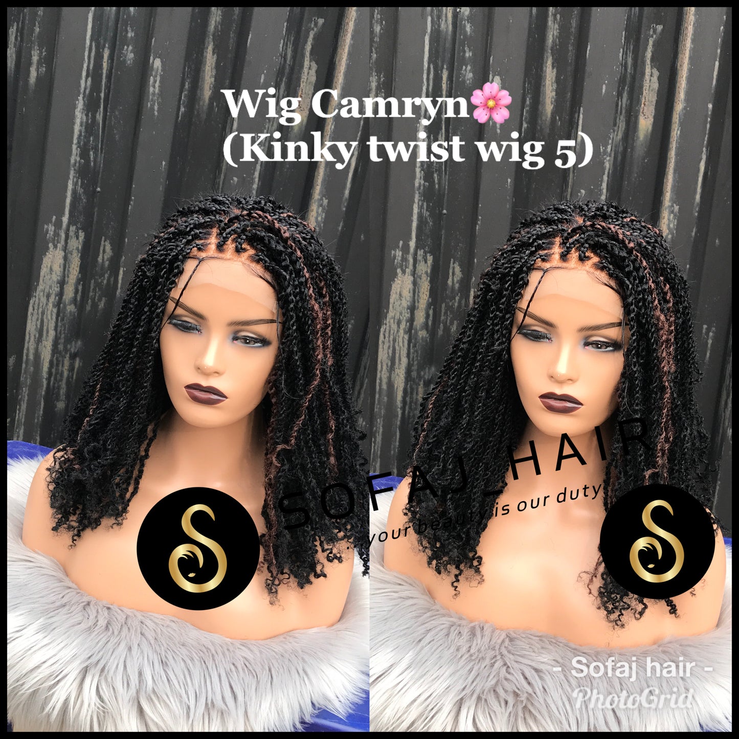 Wig Camryn. (Kinky twist wig 5)