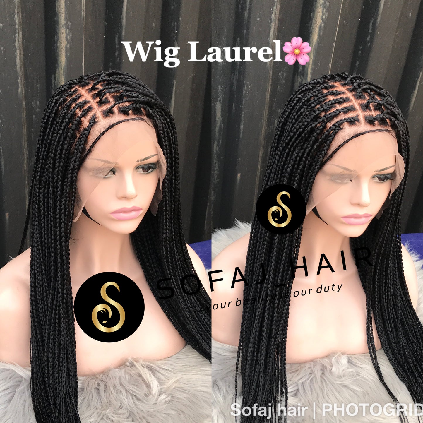Wig Laurel (frontal knotless braids)