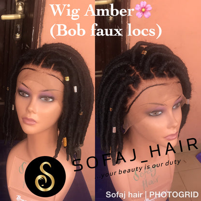 Wig Amber (Bob faux locs)