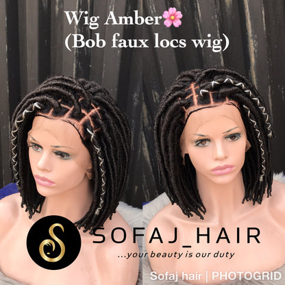 Wig Amber (Bob faux locs)